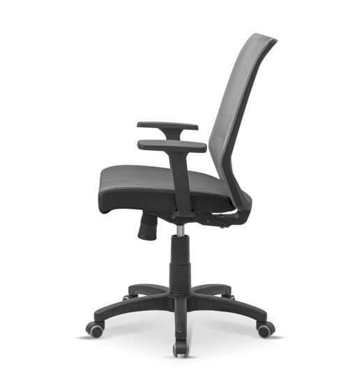 Кресло персонала Аэро | Aero 1D пластик черная B01/черная TW01