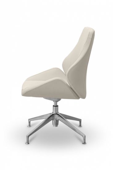 Кресло посетителя Мелоди HX4 экокожа премиум черная CN1114