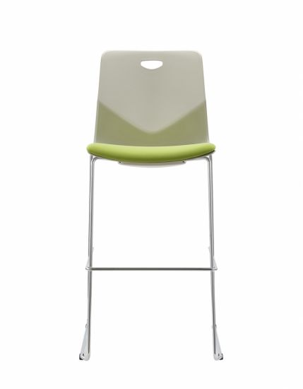 Тео | Teo барный (сиденье ткань) голубой/ серая BA50