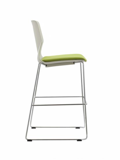 Тео | Teo барный (сиденье ткань) голубой/ серая BA50