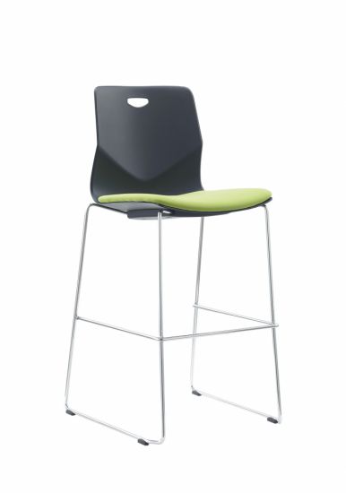 Тео | Teo барный (сиденье ткань) голубой/ серая BA50