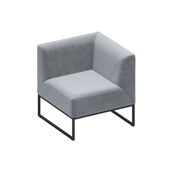 Секция угловая серая VL 32