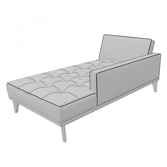 Оттоманка подлокотник левый oregon02