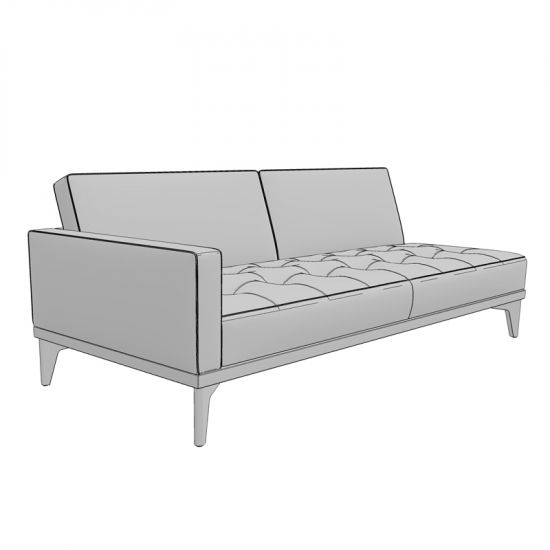 Диван 3-х местный подлокотник правый oregon02